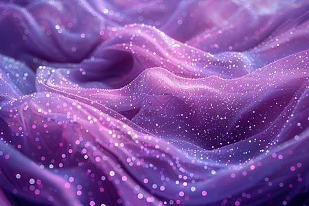 紫色的波纹星空图片