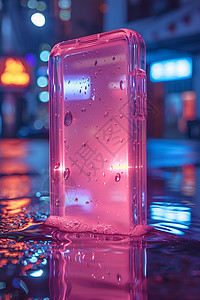 荧光粉手机壳背景图片