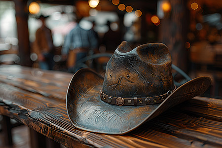 牛仔风格的帽子高清图片