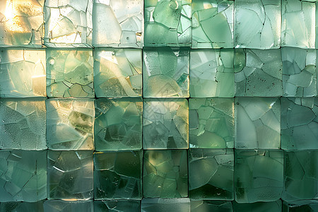 玻璃拼贴艺术中的生态之美图片