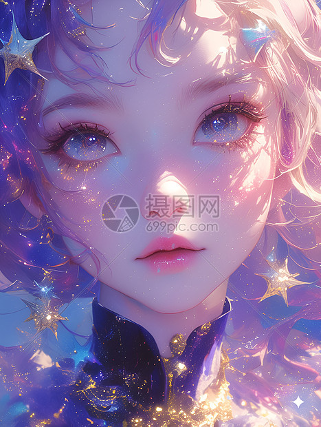 宇宙梦幻少女图片