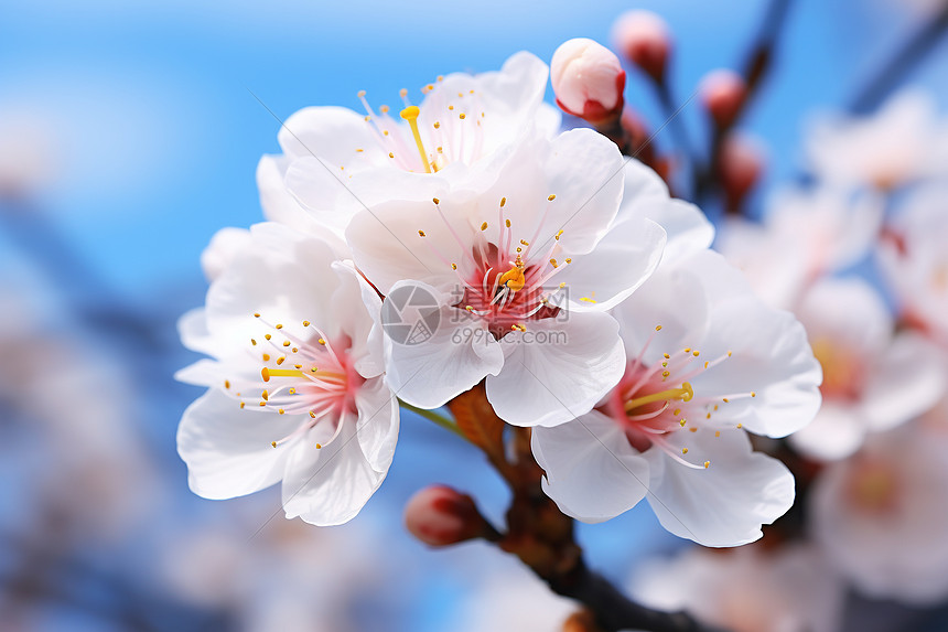 清新春天的樱花图片