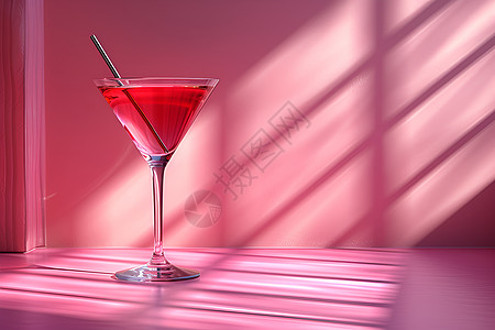 粉红色的鸡尾酒图片