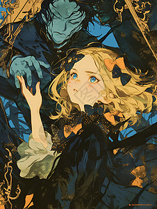 森林里的公主背景图片