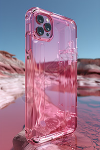 魅力十足的粉色手机壳图片