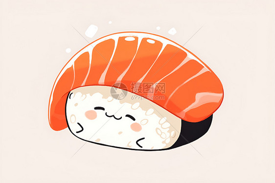可爱幽默的寿司图片