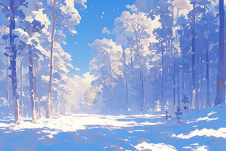 冬日森林之梦图片