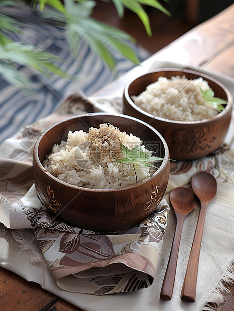 两碗米饭图片