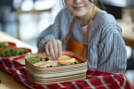 篮子里的美食图片