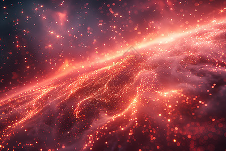 星云折射的红宝石之光图片