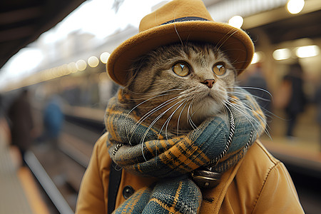 都市时尚猫咪图片