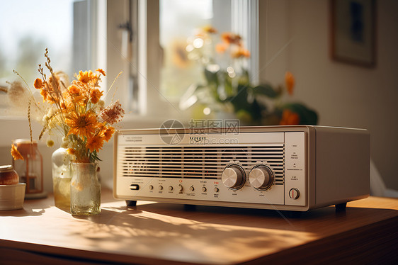 怀旧韵味复古收音机图片