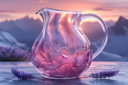 紫罗兰瓶子图片