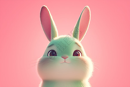 可爱的插画兔子图片
