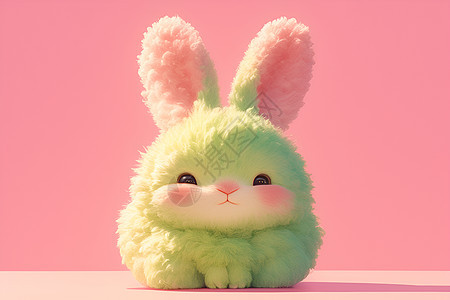 小绿兔子图片