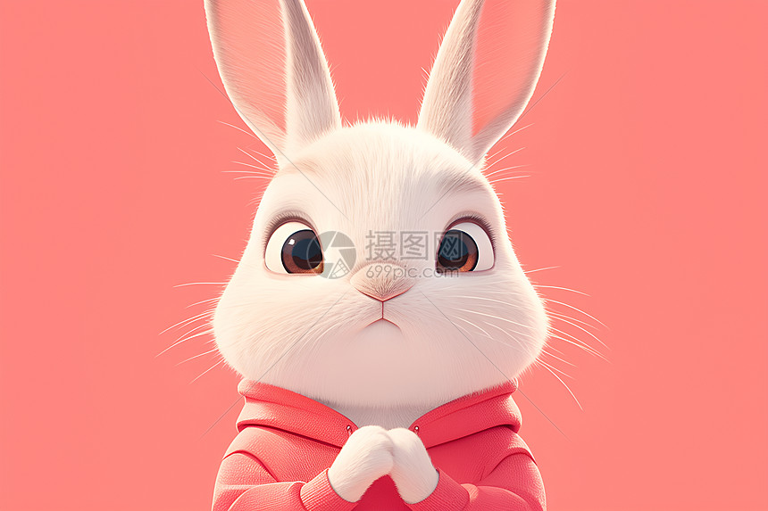 帅气兔子图片