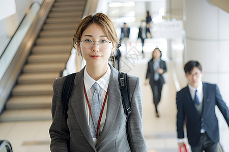 一个女人背景图片