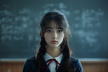 优雅的日本女学生图片
