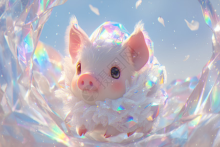 梦幻水晶中的小猪宝宝图片