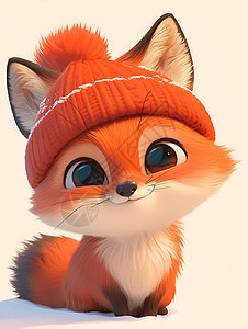 红帽子小狐狸图片
