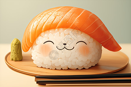美味的寿司背景图片