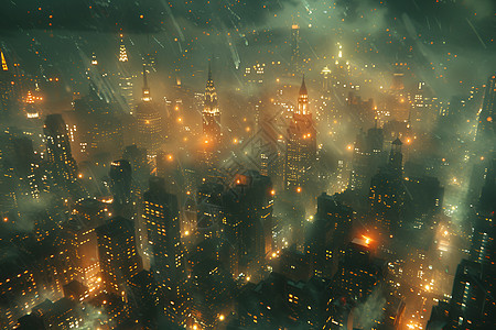 城市之夜背景图片