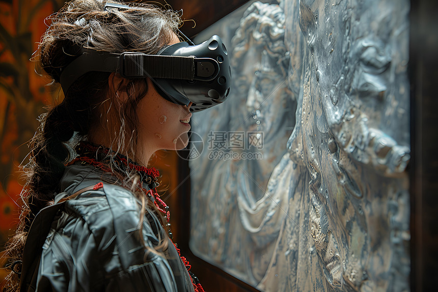 VR虚拟艺术创作图片