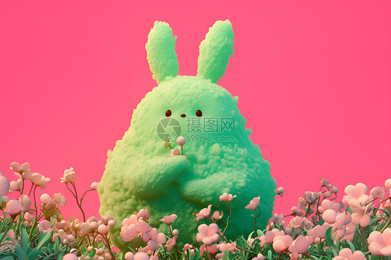 兔子棉花糖的奇幻乐园图片