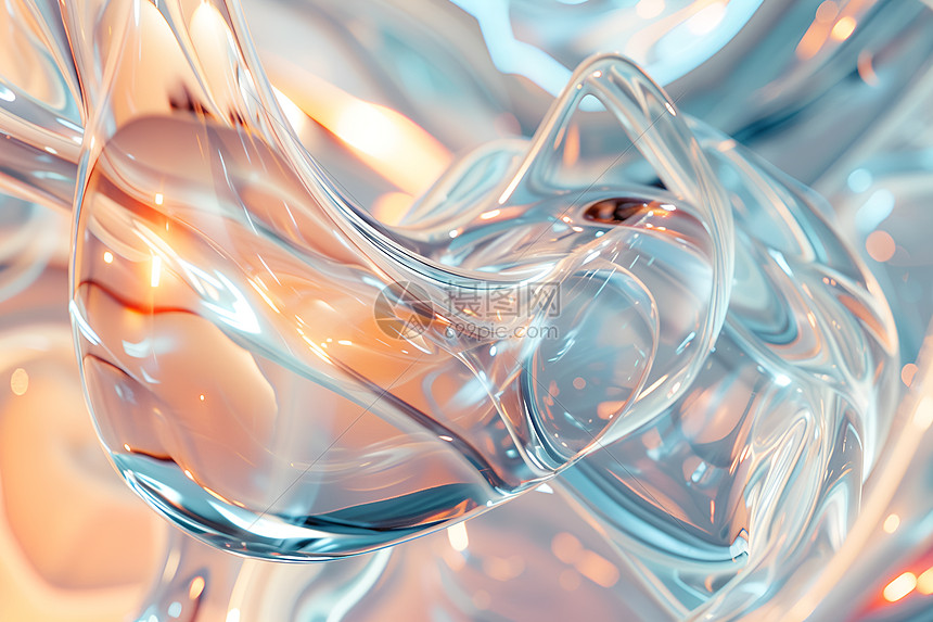 抽象玻璃艺术图片