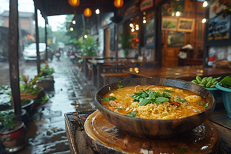 街头文化美味的食物背景