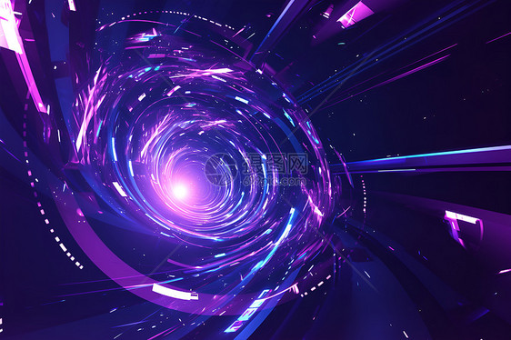 紫色的漩涡图片