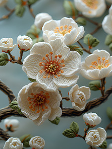典雅的花卉艺术品图片