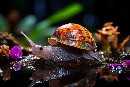 奇趣蜗牛图片