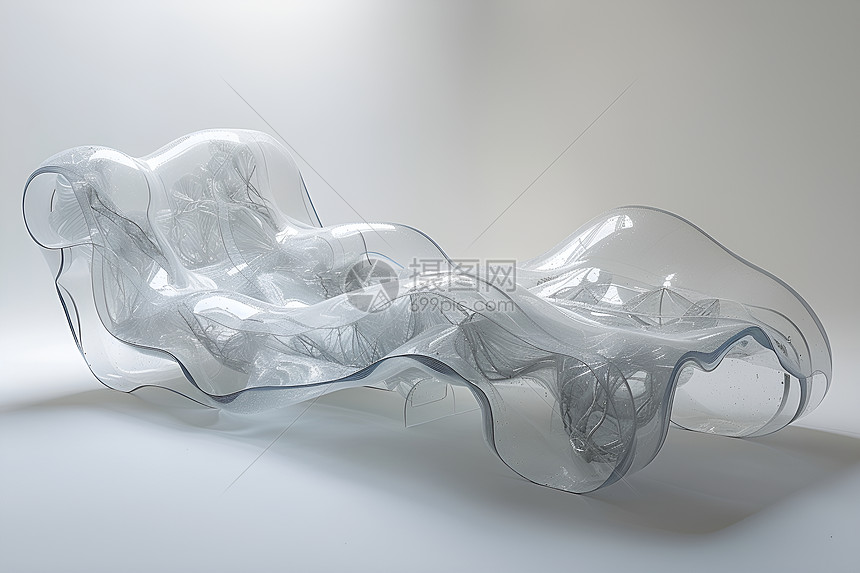透明充气躺椅图片