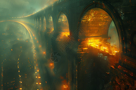 未来城市桥梁图片