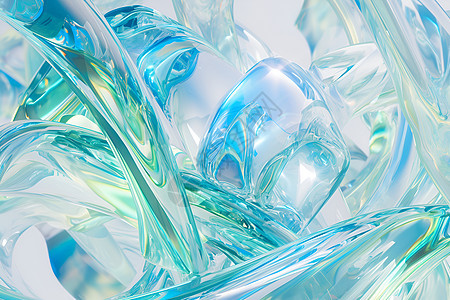 幻化的玻璃艺术背景图片