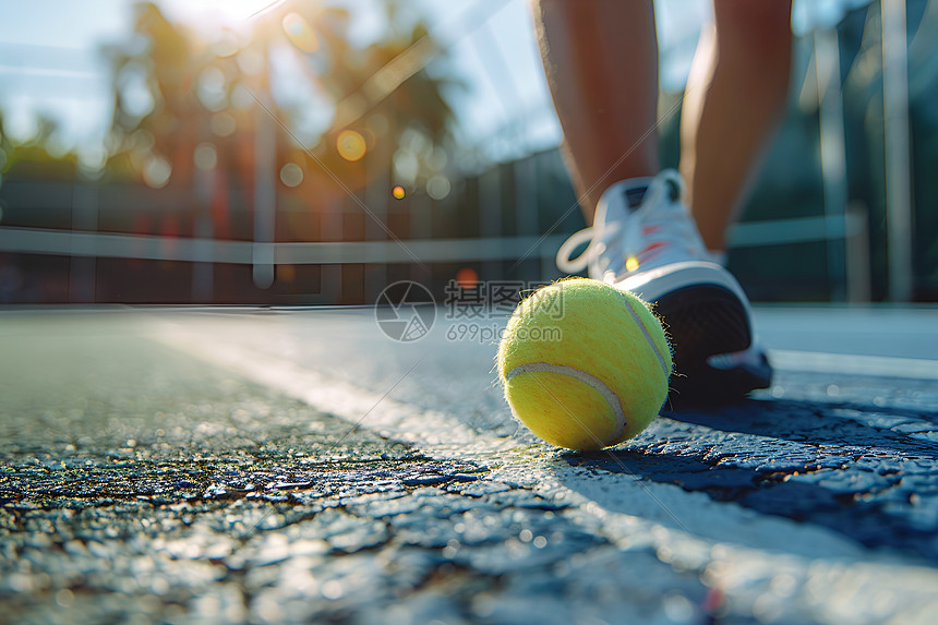 网球运动员的脚图片