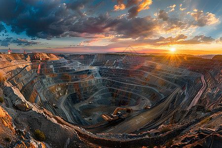 巨大采矿场图片
