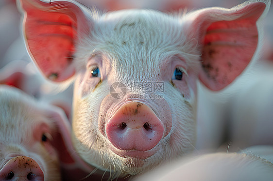 养殖细致的猪图片