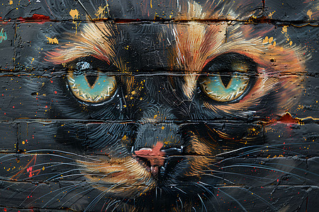猫的涂鸦元素图片