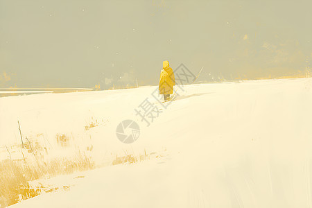 一位北极探险家图片