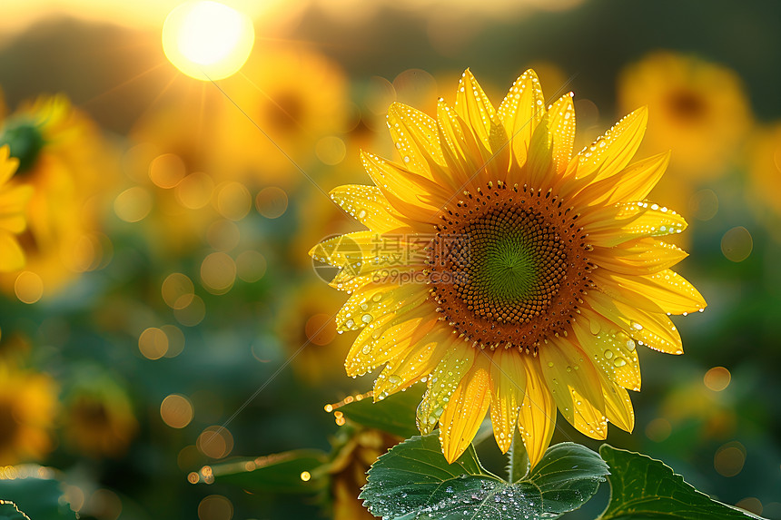 太阳花的拥抱图片