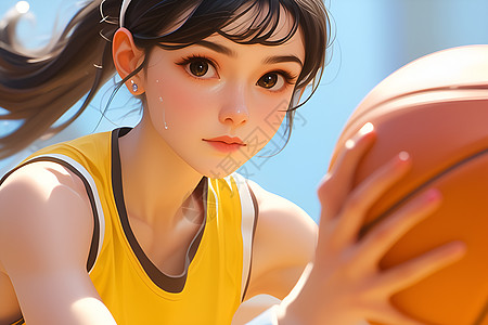 亚洲篮球女孩图片