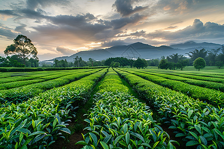 茶园风光图片