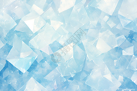 冰晶玻璃的几何纹理图片