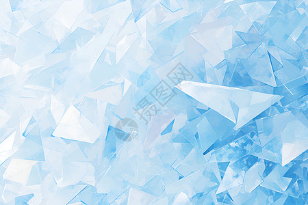 冰晶立体小图形图片