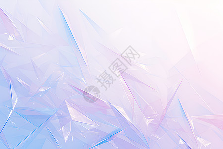冰蓝透明质感图片