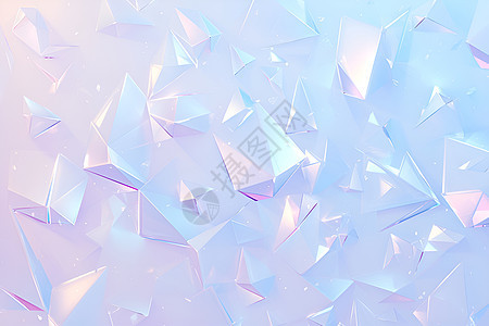 水晶般的几何玻璃图片
