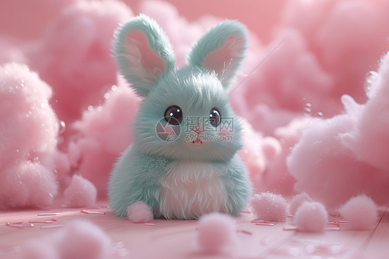 可爱的玩偶兔子图片
