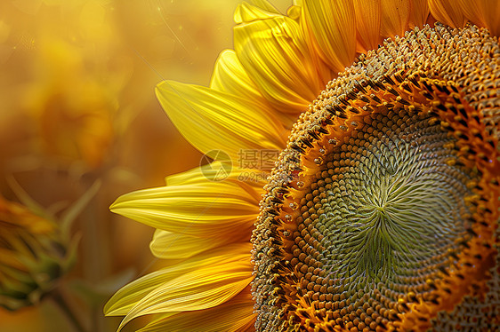 微光中的太阳花图片